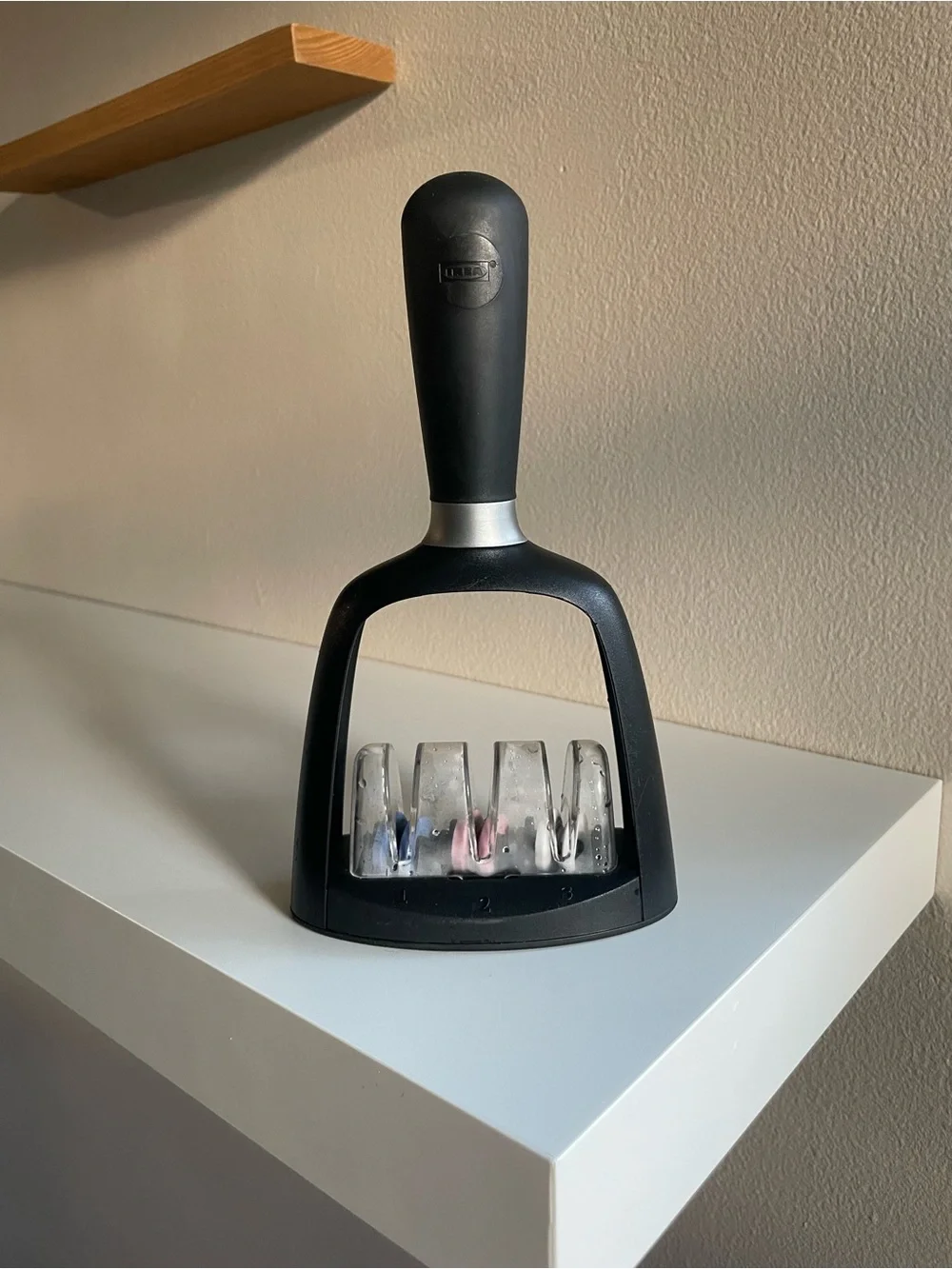 IKEA Black and Clear Knife Sharpener